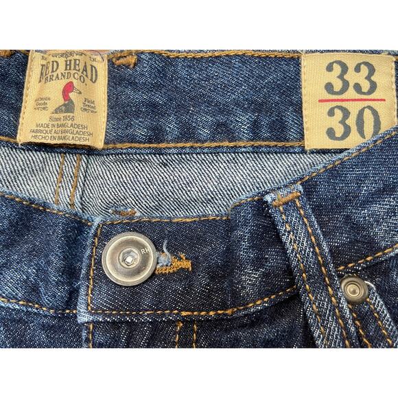 New ~ REDHEAD ~ Bass Pro Classic Fit Denim Jeans Size 33 X 30 - Picture 6 of 7